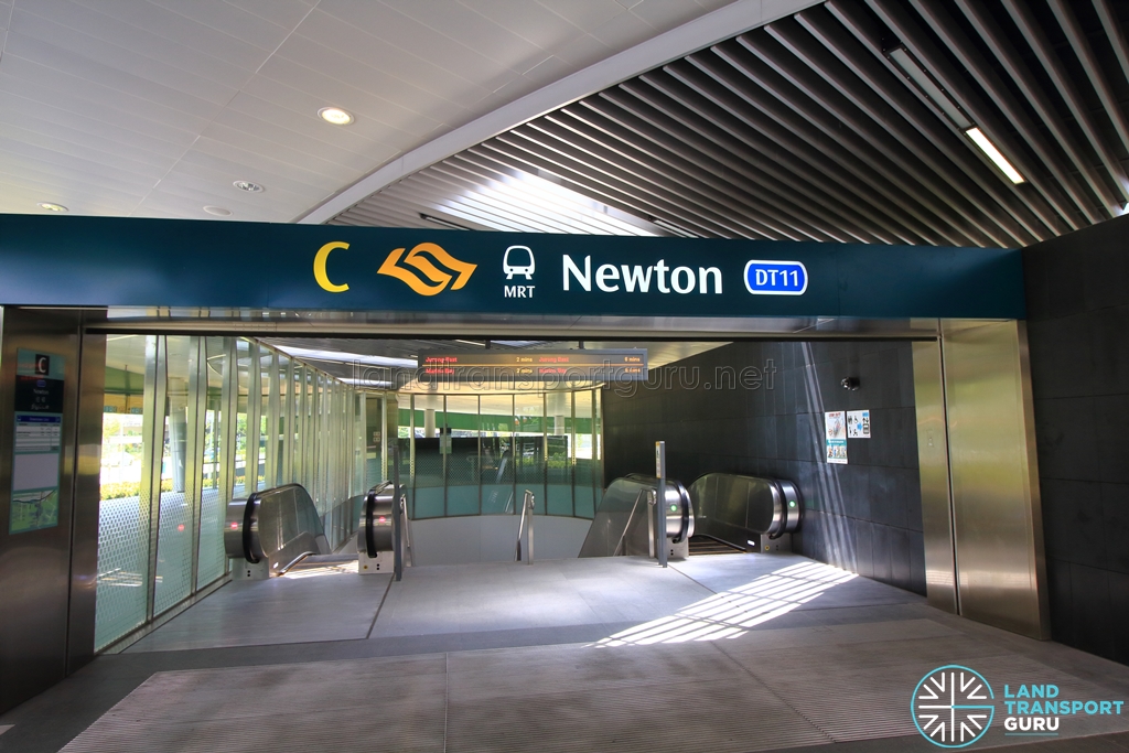 Newton MRT Station - Exit C