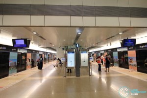 Bugis MRT Station - DTL platform