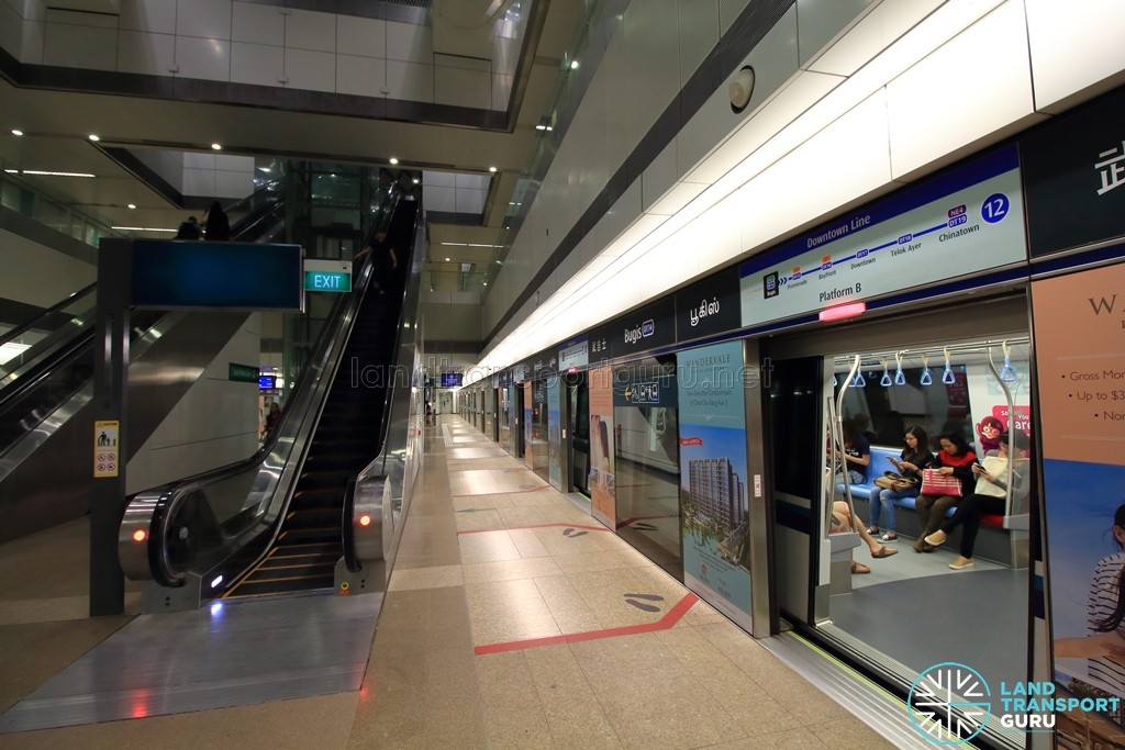 Bugis MRT Station - DTL Platform B