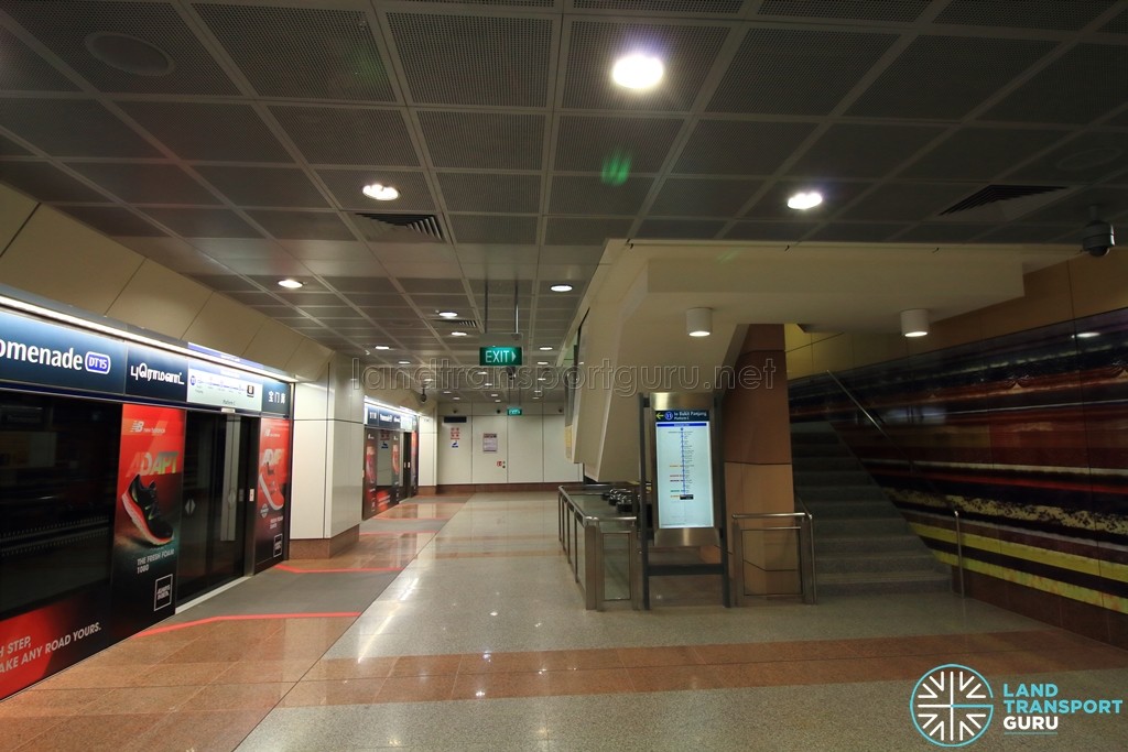 Promenade MRT Station - DTL Lower Platform level (B7)