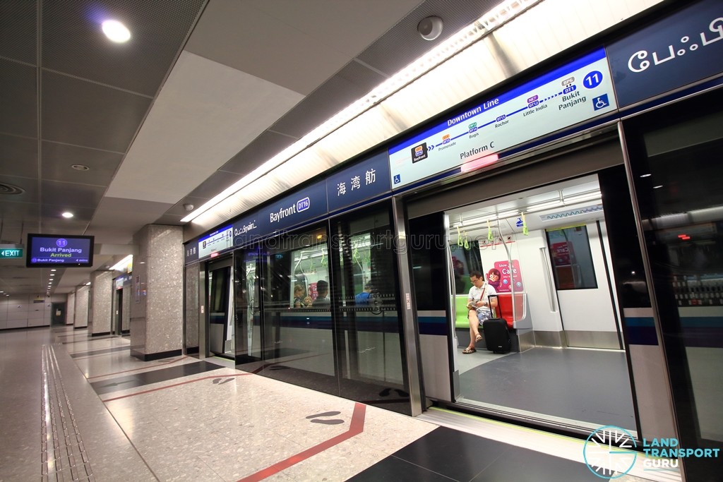 Bayfront MRT Station - Platform C (DTL)