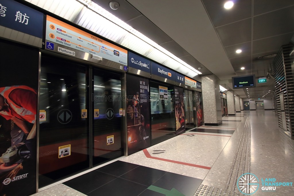 Bayfront MRT Station - Platform D (CCL)