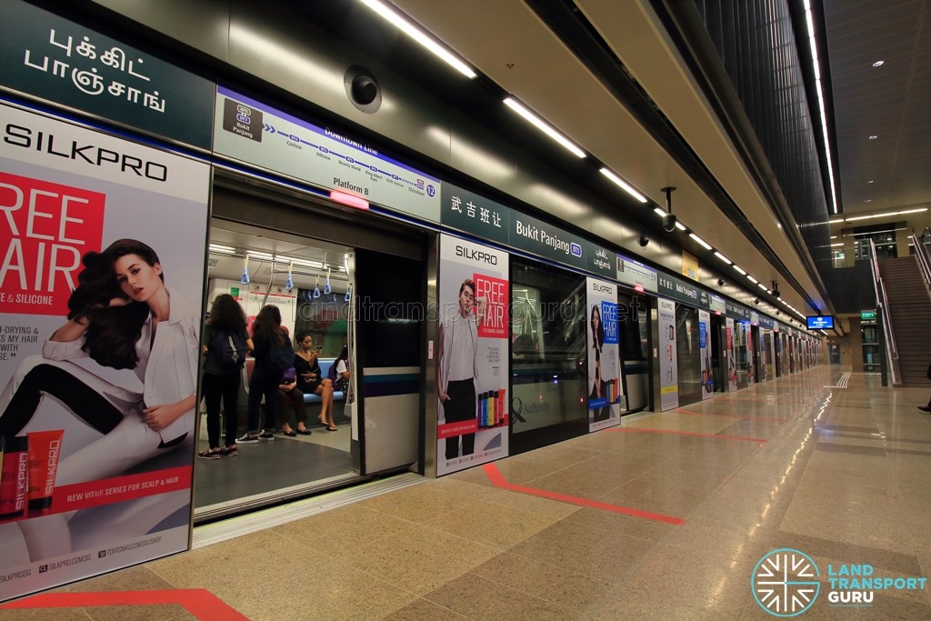 Bukit Panjang MRT Station - DTL Platform B