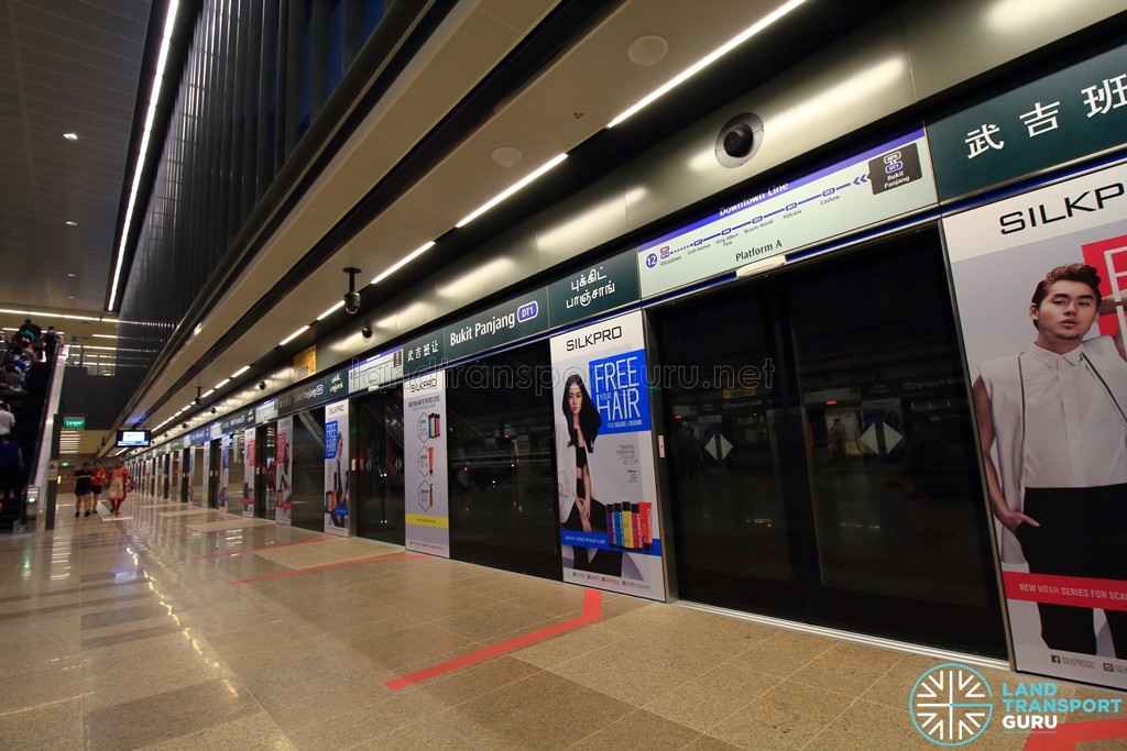 Bukit Panjang MRT Station - DTL Platform A