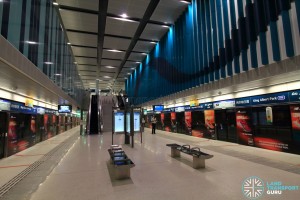 King Albert Park MRT Station - Platform level