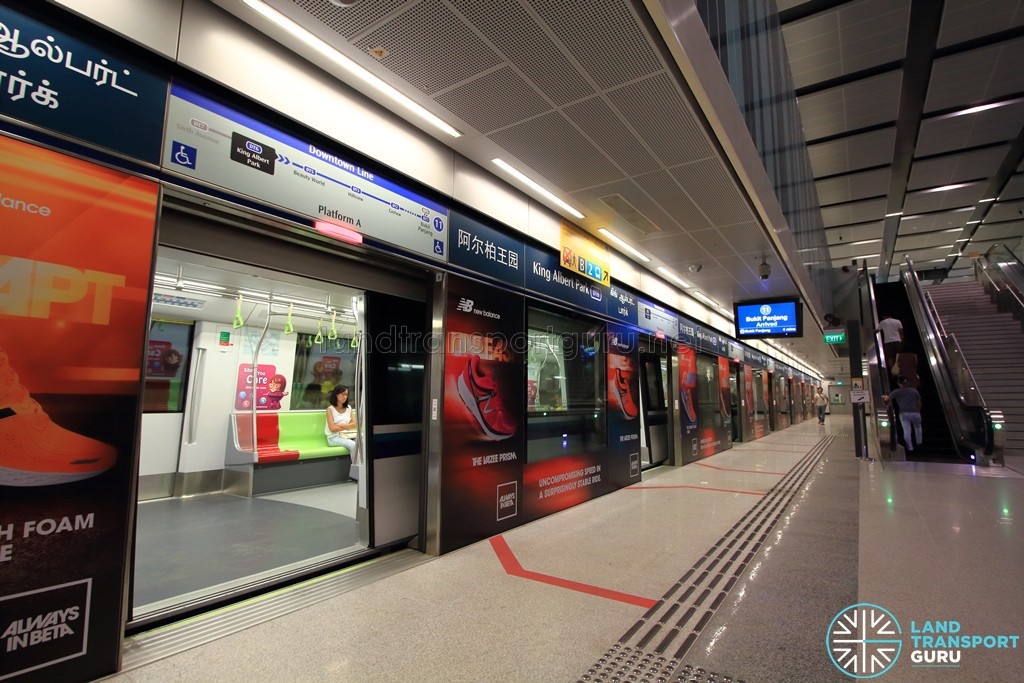 King Albert Park MRT Station - Platform A