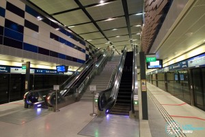 Sixth Avenue MRT Station - Platform level