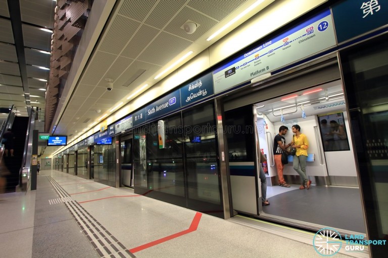 Sixth Avenue MRT Station | Land Transport Guru