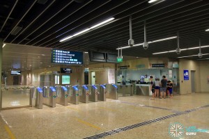Botanic Gardens MRT Station - DTL Passenger Service Centre & Faregates