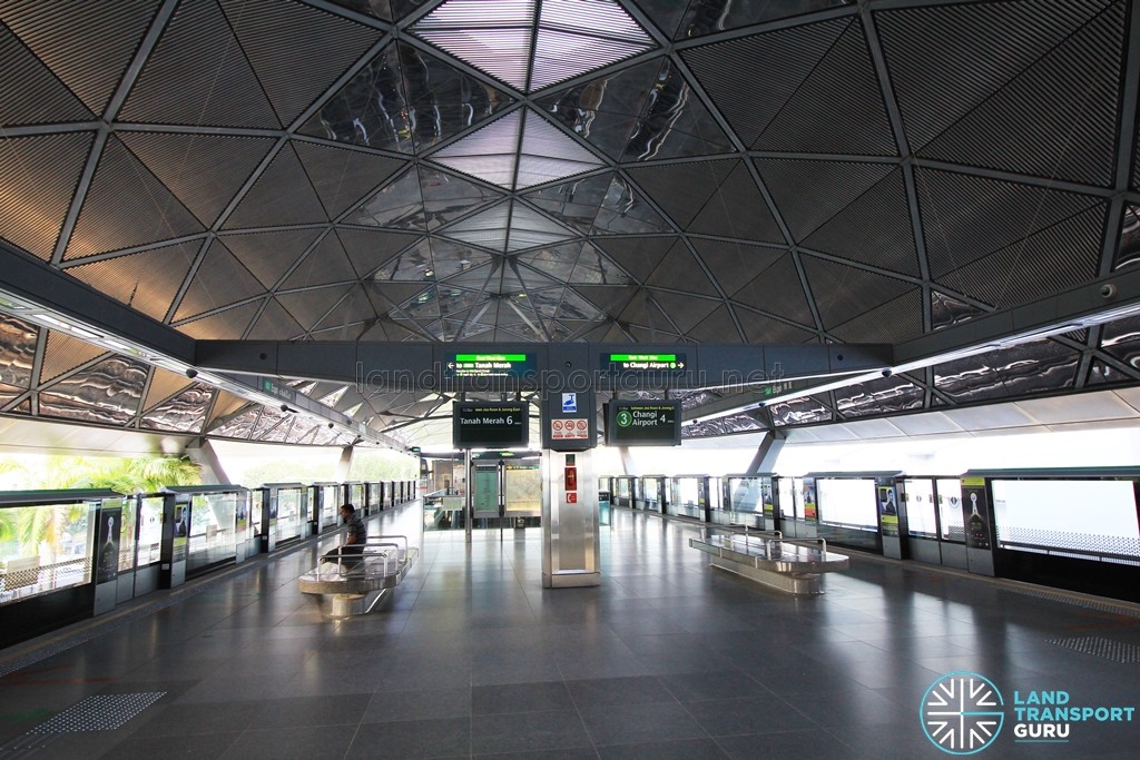 Expo MRT Station - Platform level