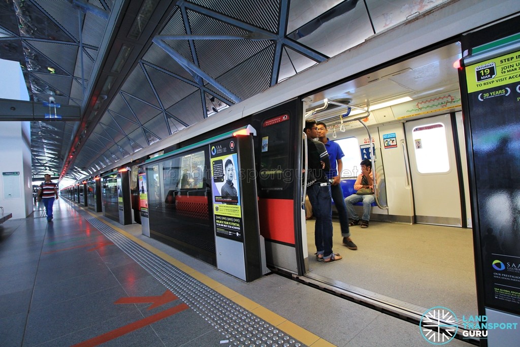 Expo MRT Station - Platform A