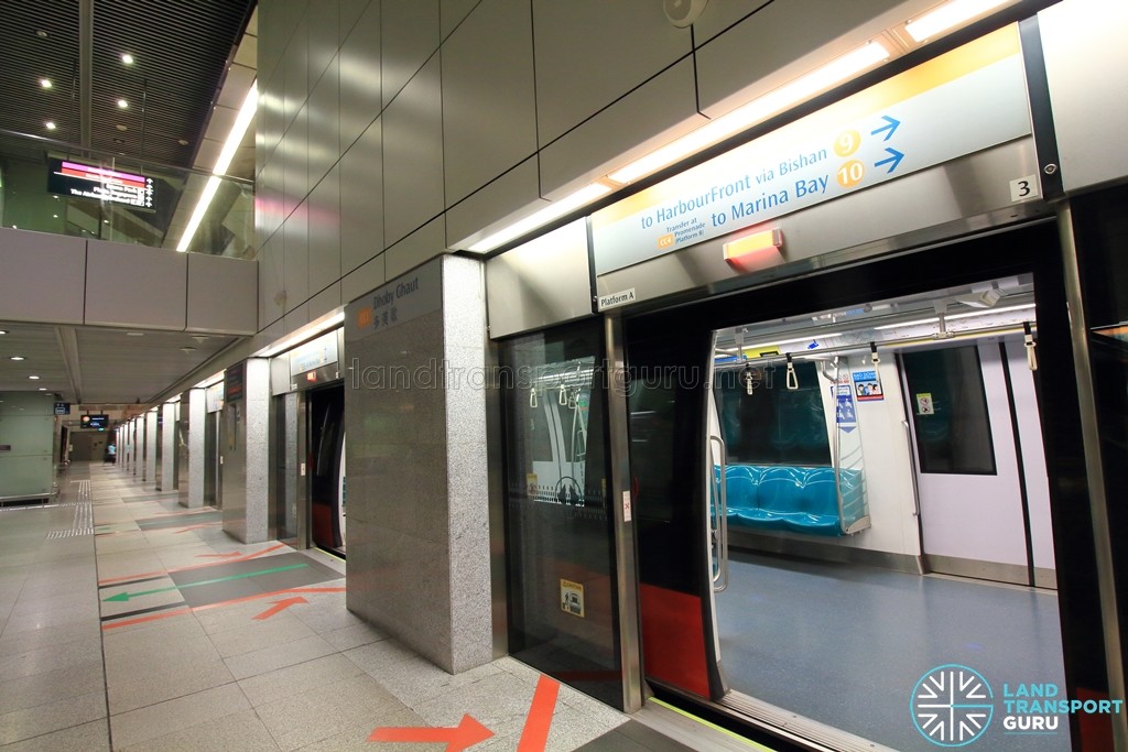 Dhoby Ghaut MRT Station - CCL Platform A