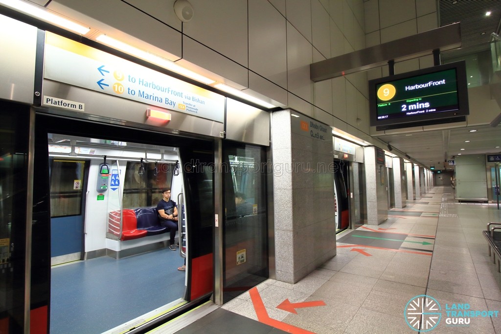 Dhoby Ghaut MRT Station - CCL Platform B