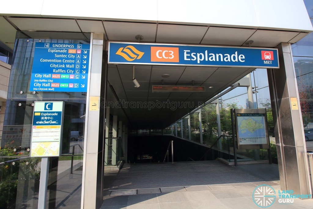 Esplanade MRT Station - Exit C