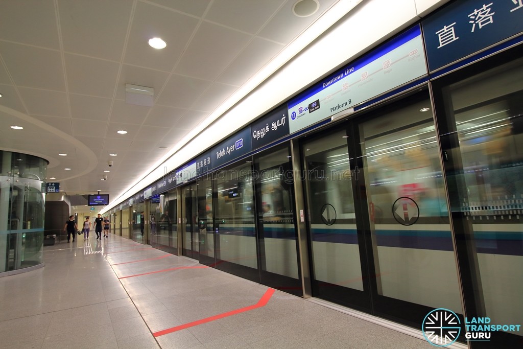 Telok Ayer MRT Station - Platform B