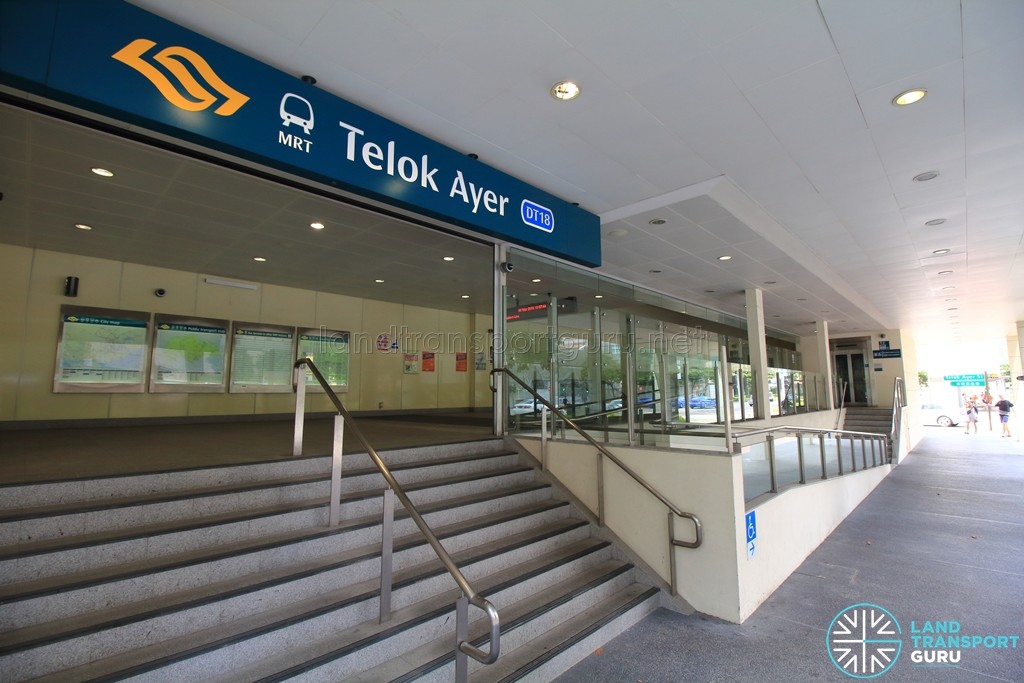 Telok Ayer MRT Station - Exit A