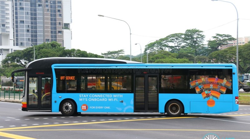 SMRT Buses MAN A22 (SMB1419E) - M1 4G+ Network WiFi Router Trial