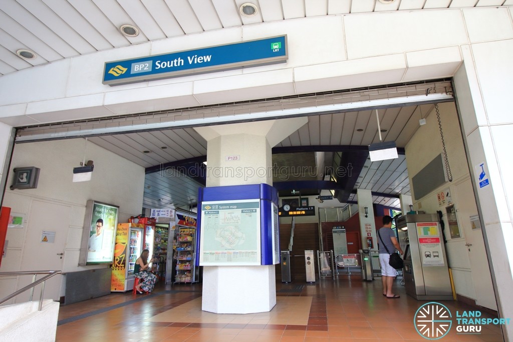 South View LRT Station - Entrance & Exit