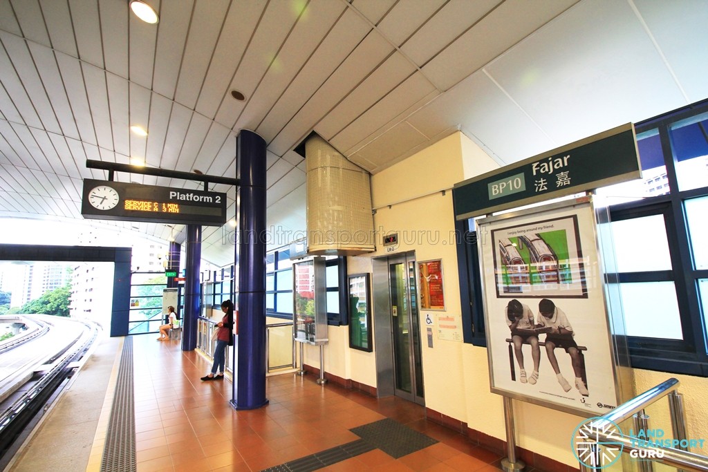 Fajar LRT Station - Platform 2