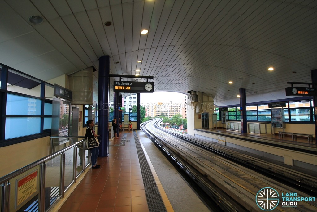 Fajar LRT Station - Platform level