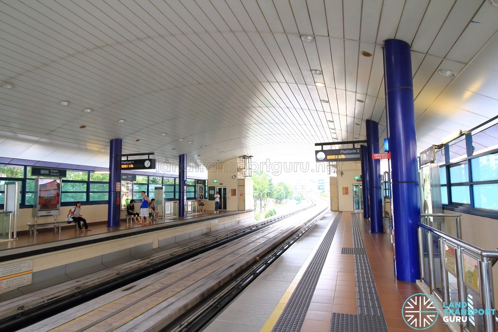 Segar LRT Station - Platform level