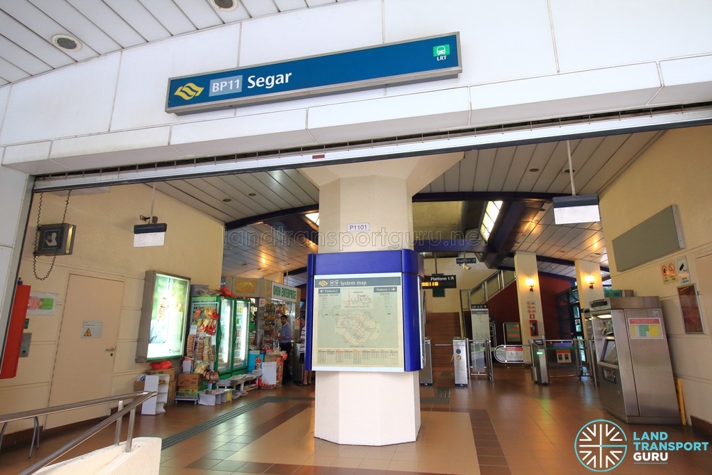 Segar LRT Station - Entrance & Exit