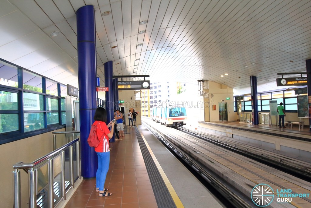 Segar LRT Station - Platform level
