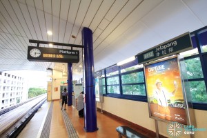Jelapang LRT Station - Platform 1