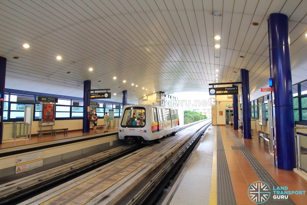 Jelapang LRT Station - Platform level