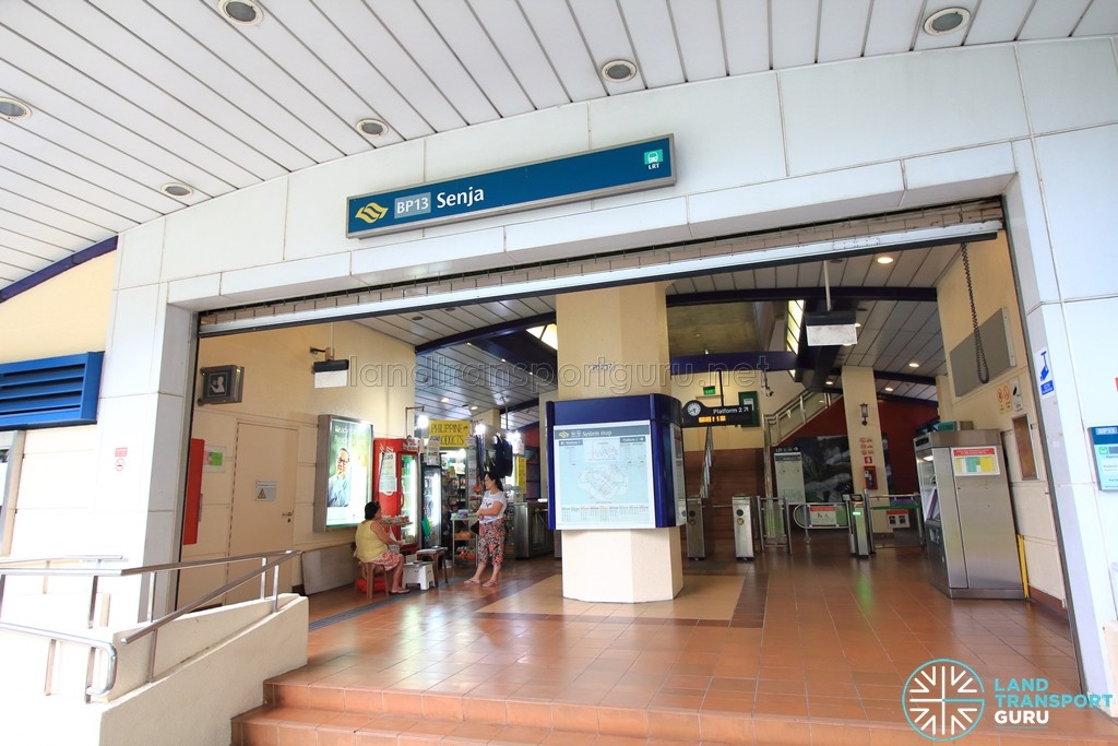 Senja LRT Station - Entrance & Exit