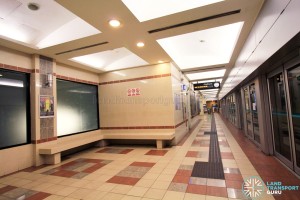 Ten Mile Junction LRT Station - Platform and waiting area