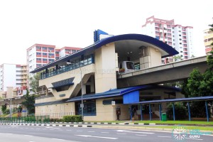 Keat Hong LRT Station - Exterior view