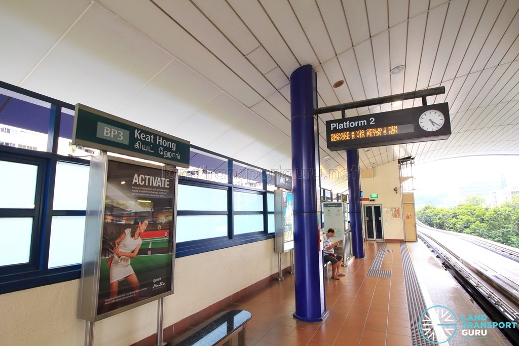Keat Hong LRT Station - Platform 2