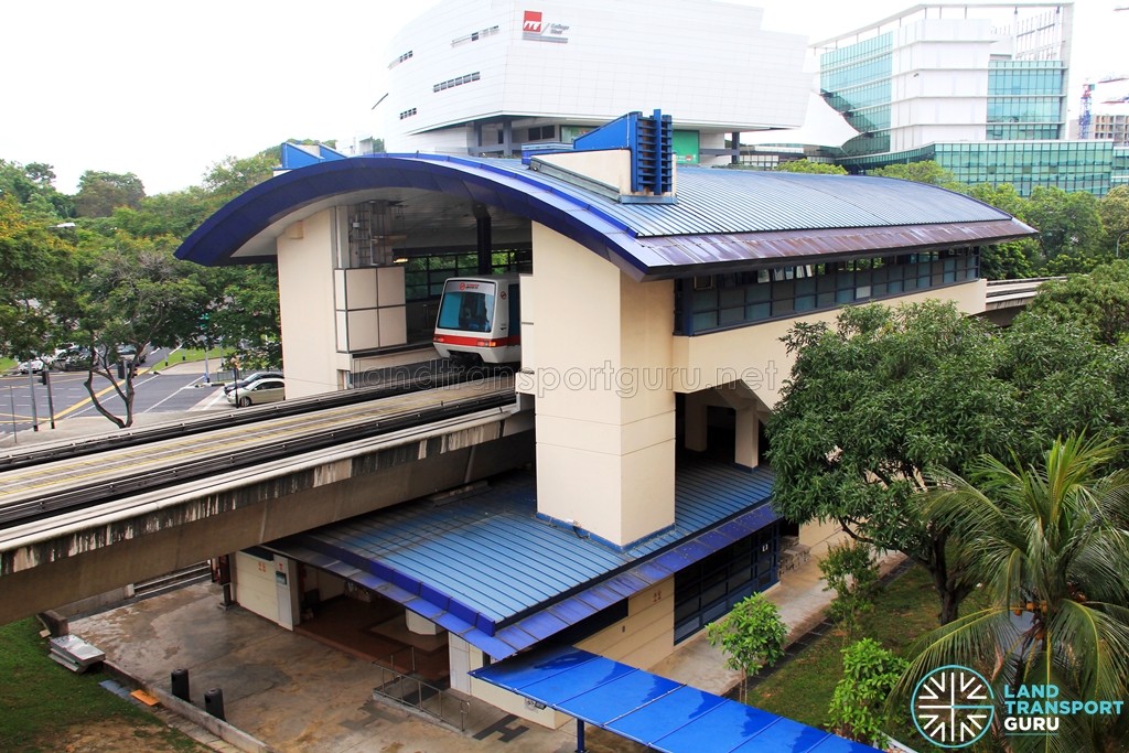Teck Whye LRT Station - Overhead view
