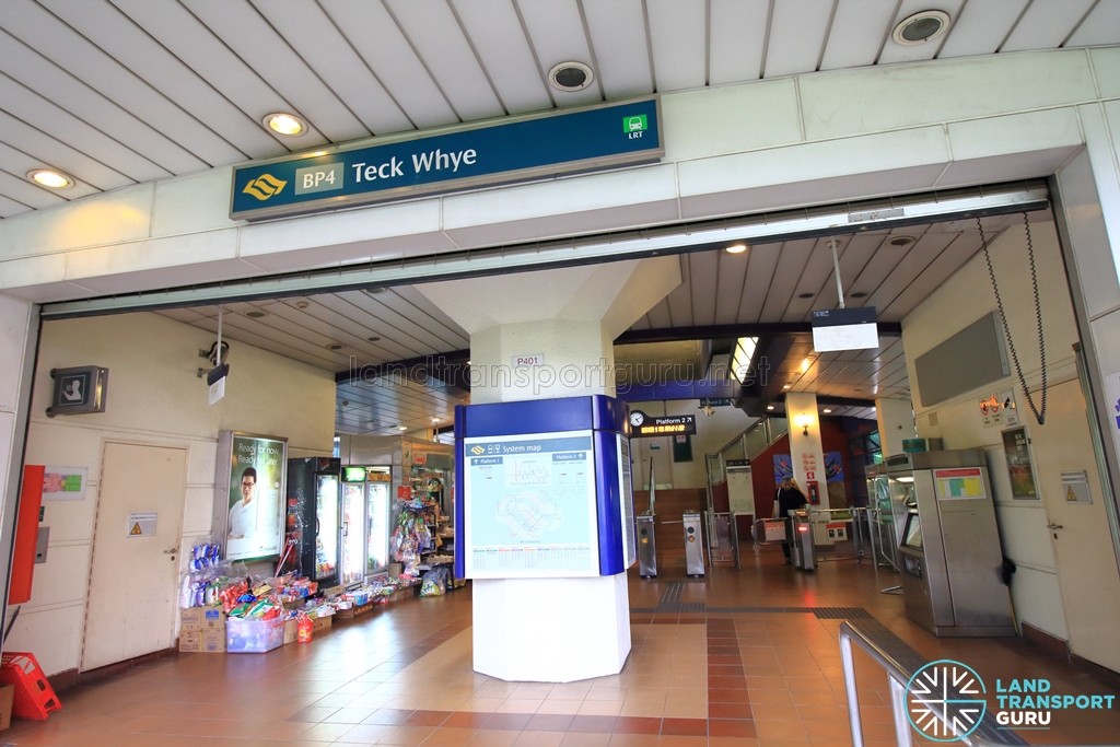 Teck Whye LRT Station - Entrance & Exit