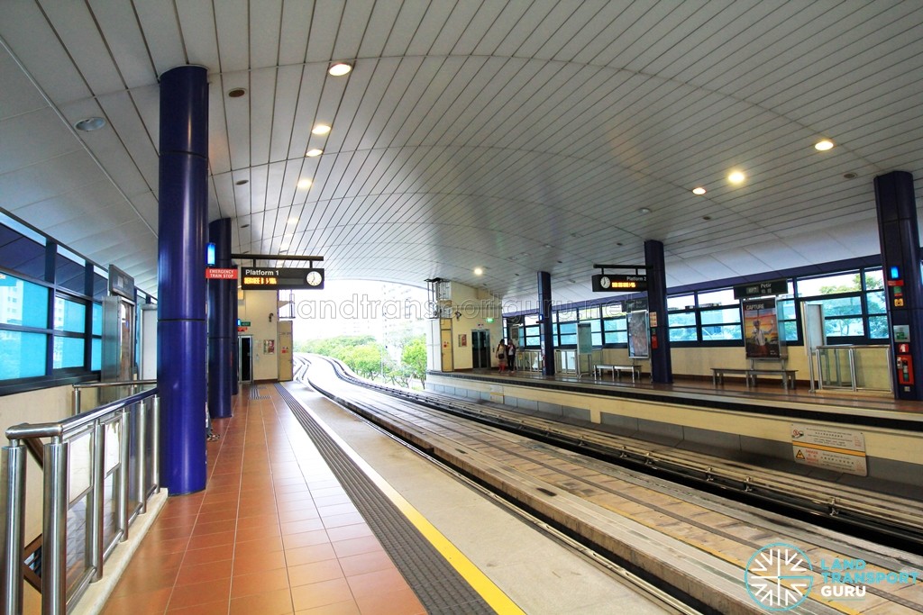 Petir LRT Station - Platform level