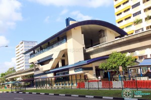 Bangkit LRT Station - Exterior view