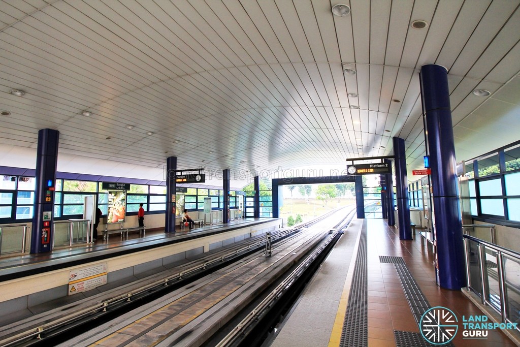 Bangkit LRT Station - Platform level