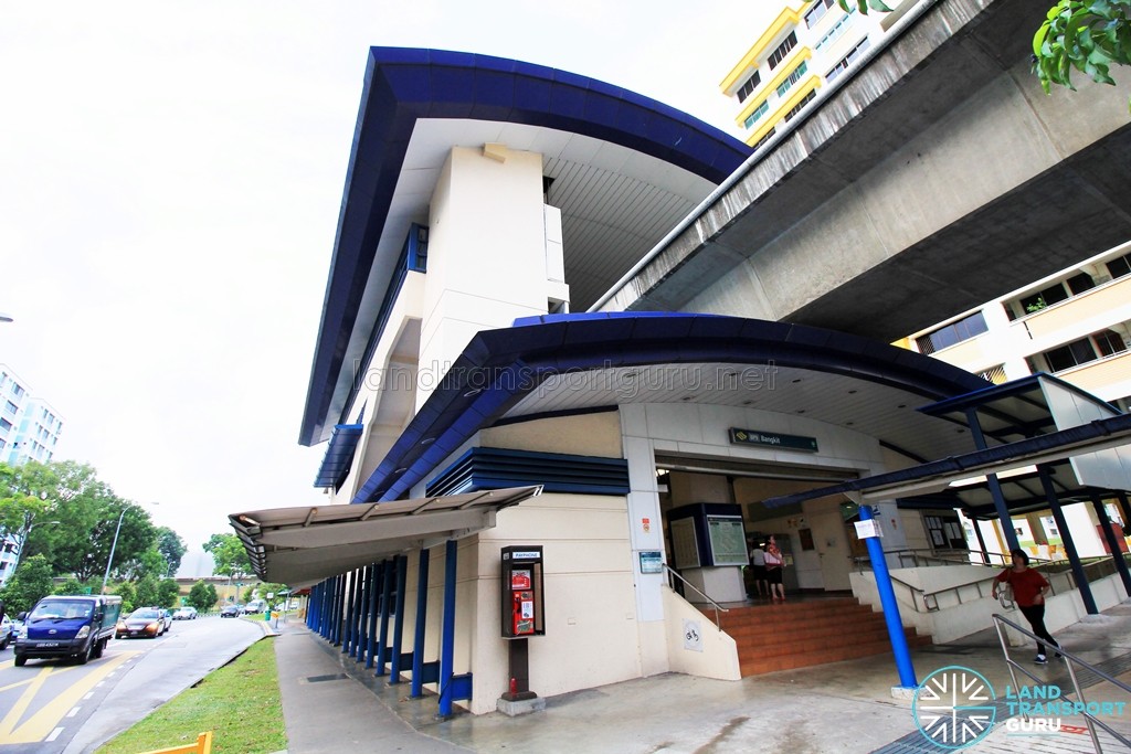 Bangkit LRT Station - Exterior view