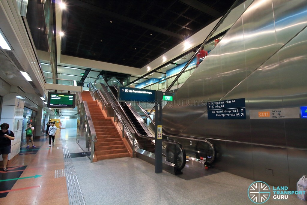Tai Seng MRT Station - Platform level