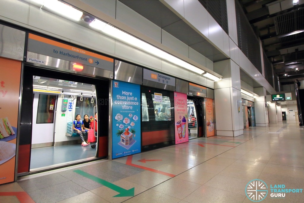 Serangoon MRT Station - CCL Platform A