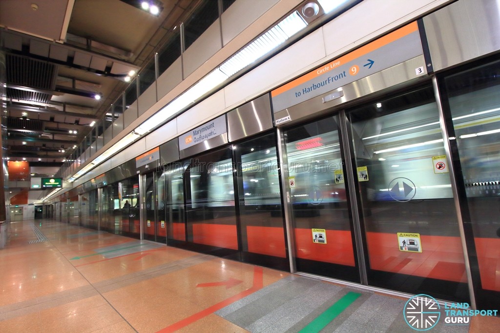 Marymount MRT Station - Platform A