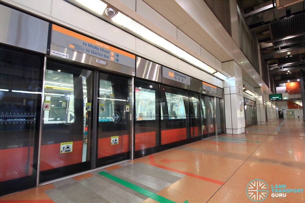 Marymount MRT Station - Platform B