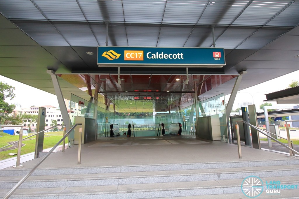 Caldecott MRT Station - Exit B