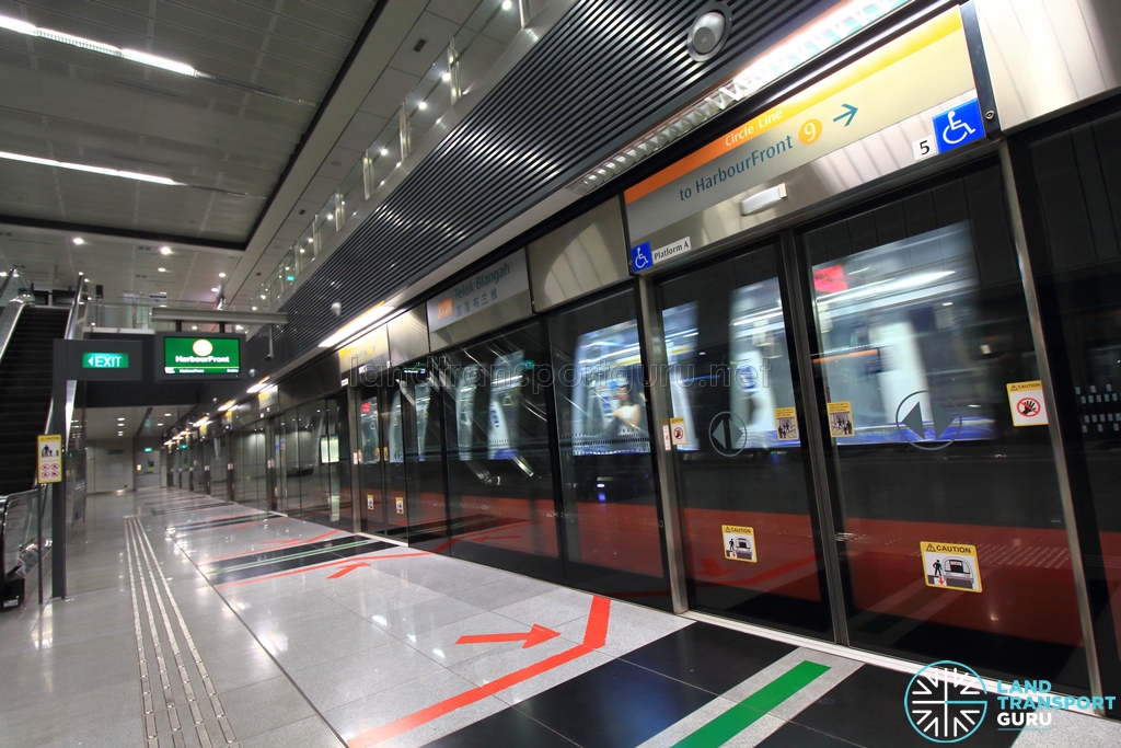 Telok Blangah MRT Station - Platform A