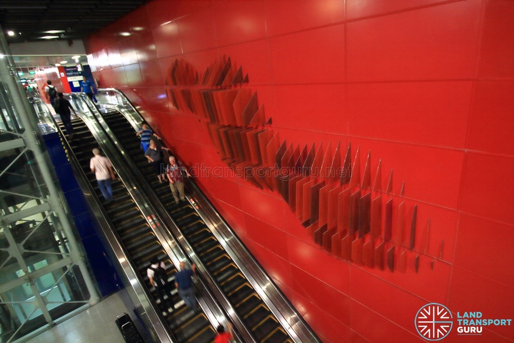 HarbourFront MRT Station - CCL Art In Transit