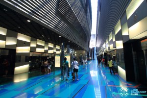 Stadium MRT Station - Platform level