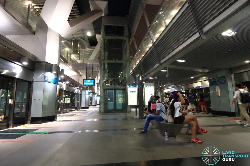Paya Lebar MRT Station - CCL Platform level (Platforms B & D)
