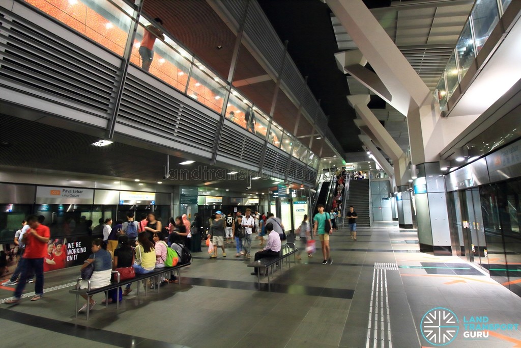Paya Lebar MRT Station - CCL Platform level (Platforms A & C)