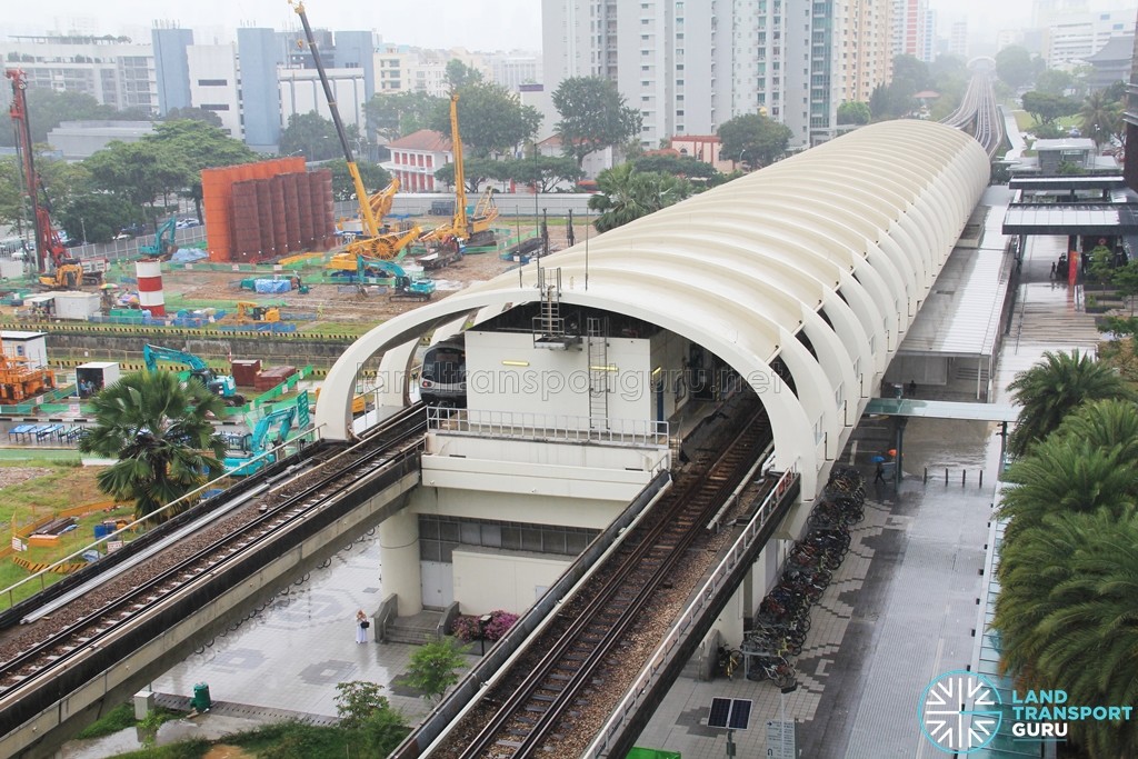 Paya Lebar MRT Station - Aerial view